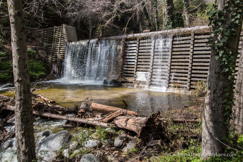 Hermit Falls in Santa Anita Canyon & Sturtevant Falls California