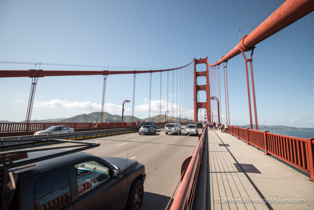 golden gate bridge walking path