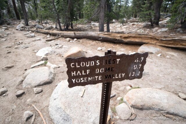 Clouds rest hike from tenaya clearance lake