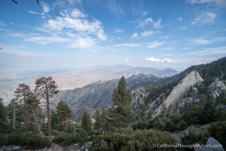 Desert View Trail in the San Jacinto Wilderness from Palm Springs Tram