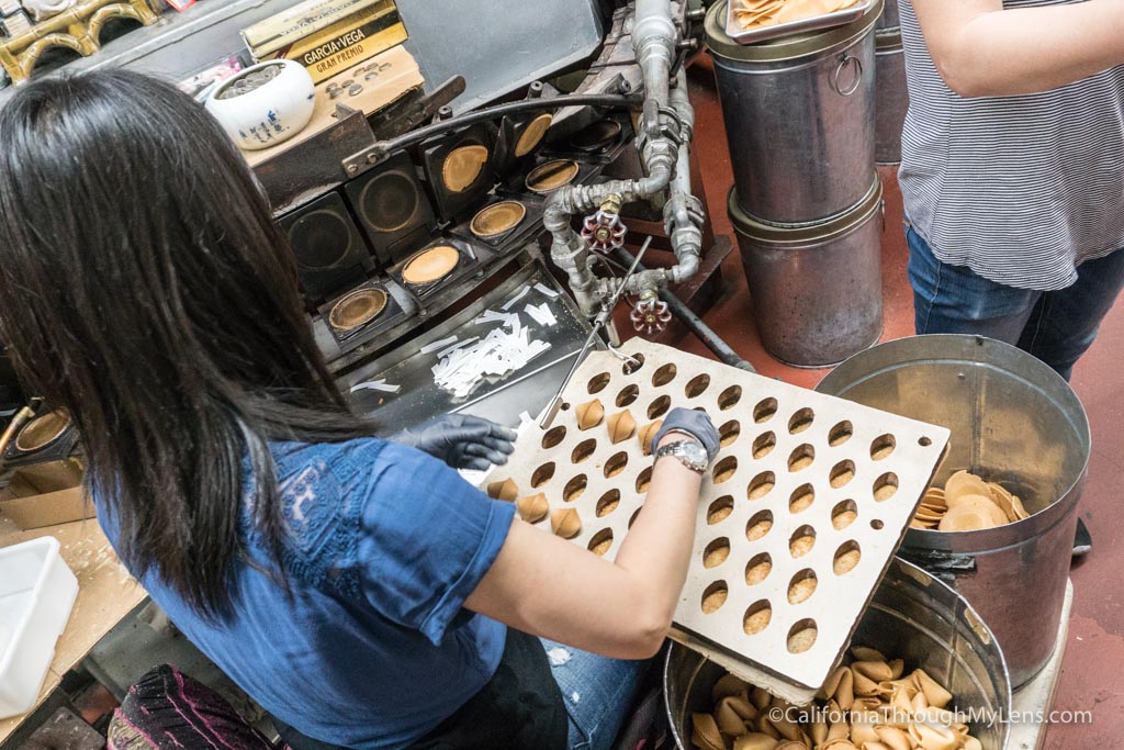 Golden Gate Fortune Cookie Factory in San Francisco's Chinatown