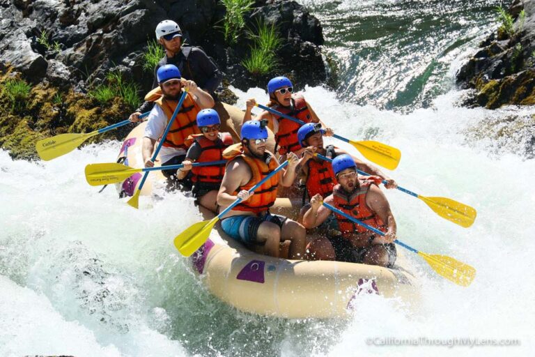 Whitewater Rafting the Trinity River Outside of Redding