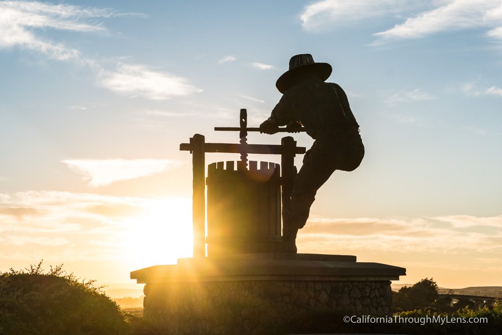 Grape Crusher Statue
