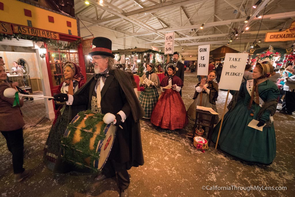 The Great Dickens Christmas Fair in San Francisco California Through