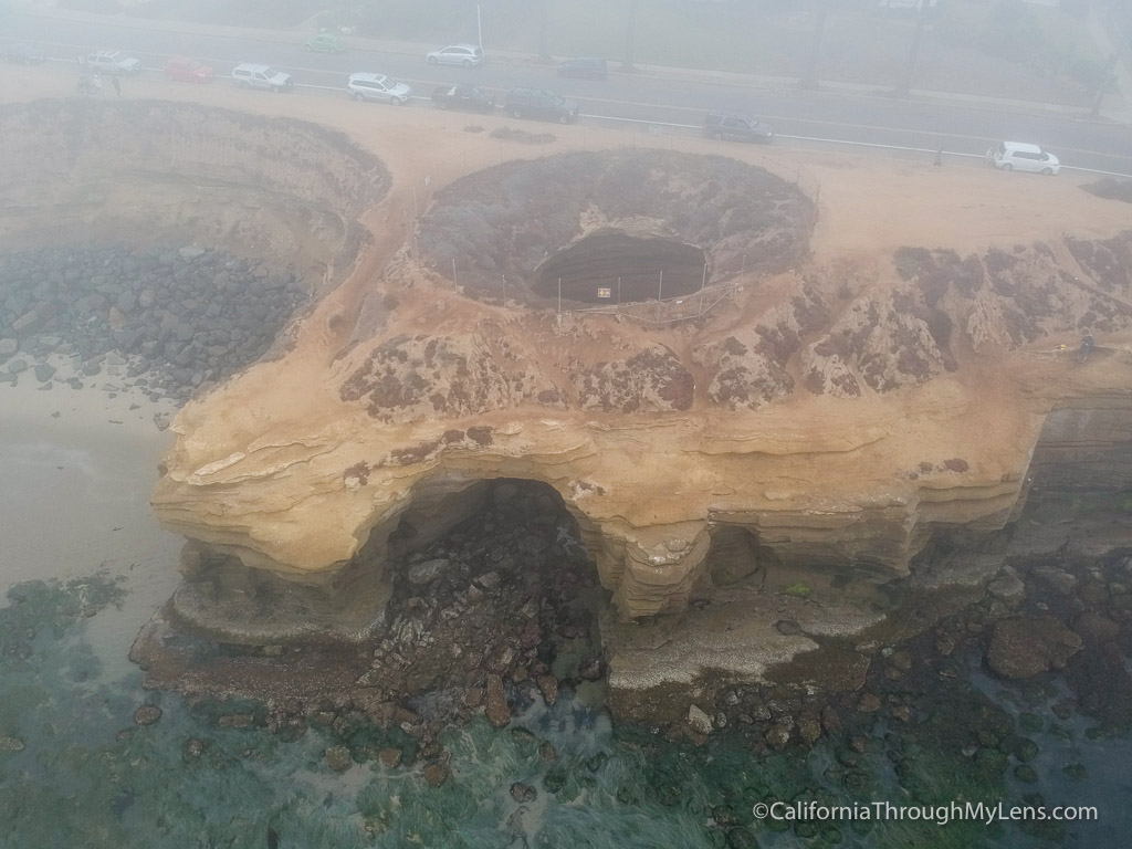 Sunset Cliffs Open Ceiling Sea Cave in San Diego - California Through ...