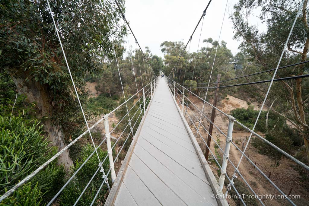 Spruce Street Suspension Bridge Historic Footbridge in San Diego
