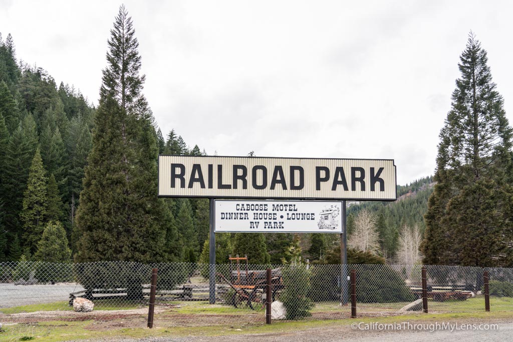 Railroad Park Resort Sleeping in a Train Car in Dunsmuir California