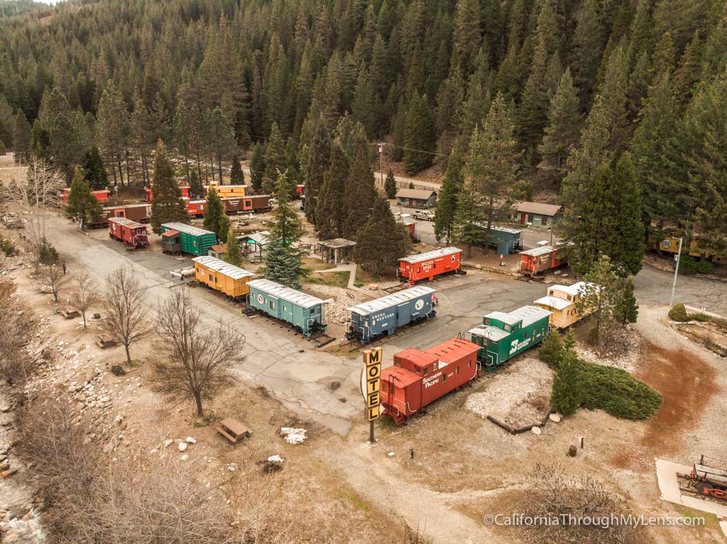 Railroad Park Resort Sleeping in a Train Car in Dunsmuir California