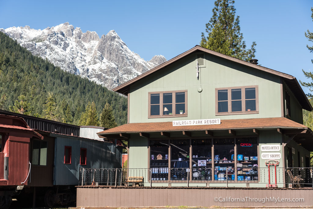 Railroad Park Resort Sleeping in a Train Car in Dunsmuir California