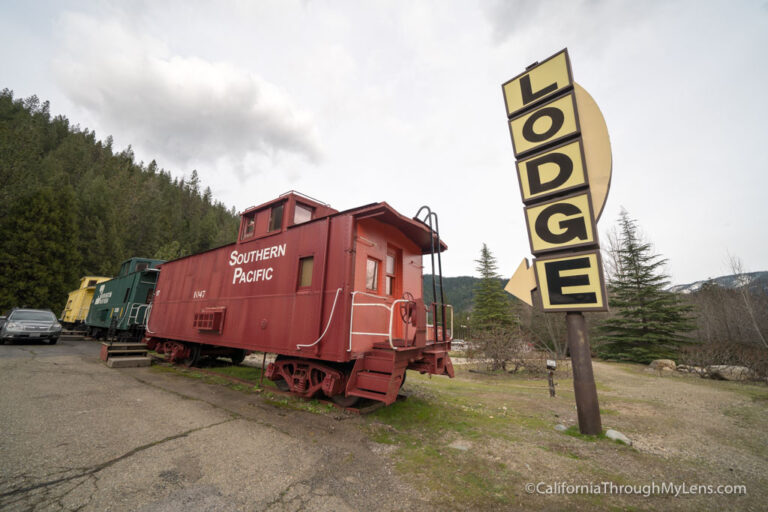 Railroad Park Resort Sleeping in a Train Car in Dunsmuir California