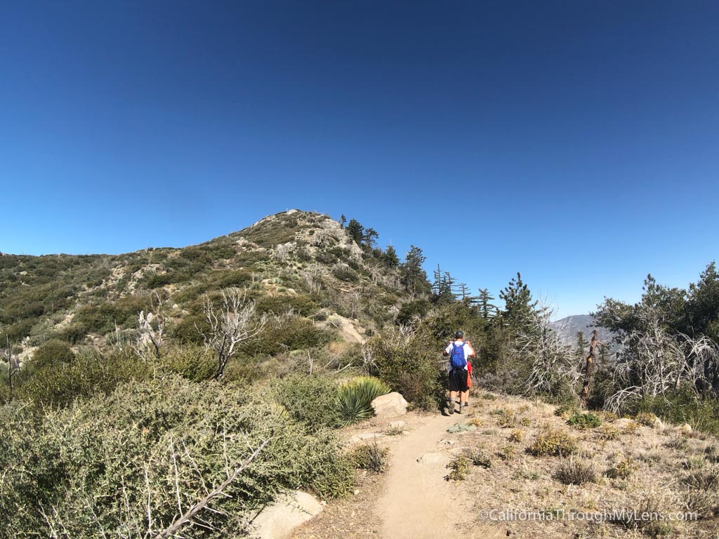 Strawberry Peak in the San Gabriel Mountain Range California Through