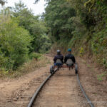 Riding the Skunk Train Railbikes in Fort Bragg
