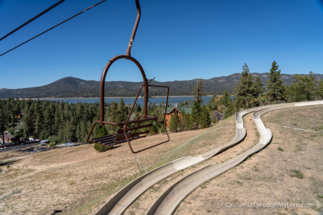 Alpine Slide in Big Bear Lake Riding the Slide and the Mineshaft