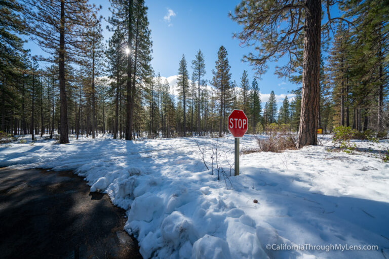 Snowshoeing to Middle McCloud Falls California Through My Lens