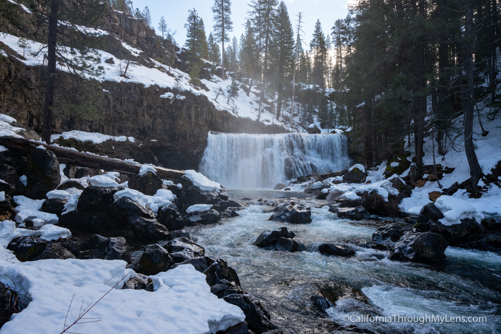 Snowshoeing to Middle McCloud Falls California Through My Lens