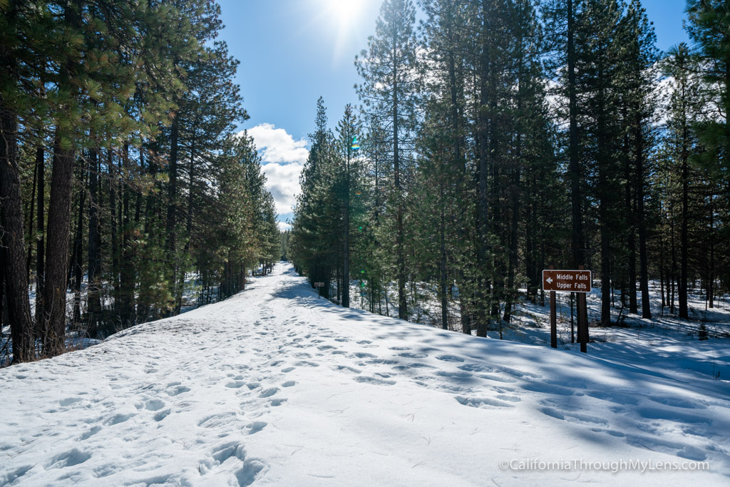 Snowshoeing to Middle McCloud Falls - California Through My Lens