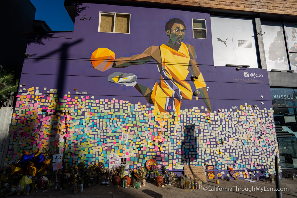Where to see the Kobe Bryant Murals in Los Angeles California Through