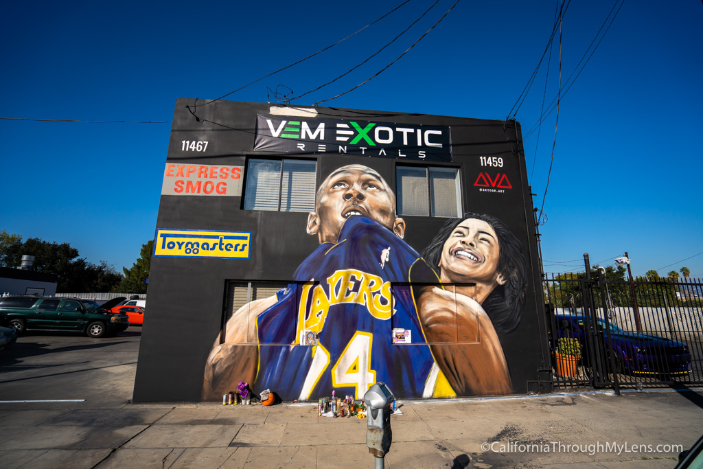 Where to see the Kobe Bryant Murals in Los Angeles California Through