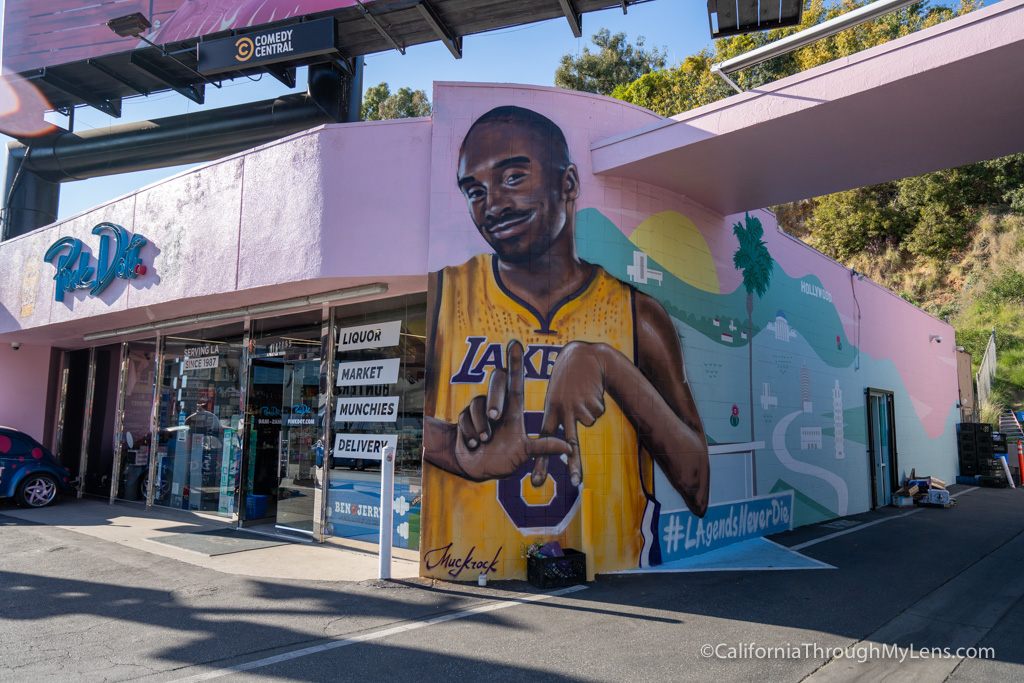 Where to see the Kobe Bryant Murals in Los Angeles California Through
