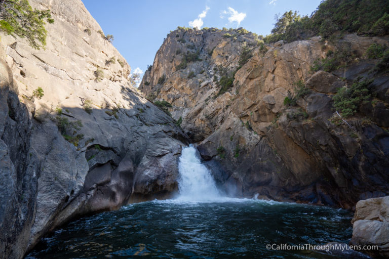 Roaring River Falls in Kings Canyon National Park