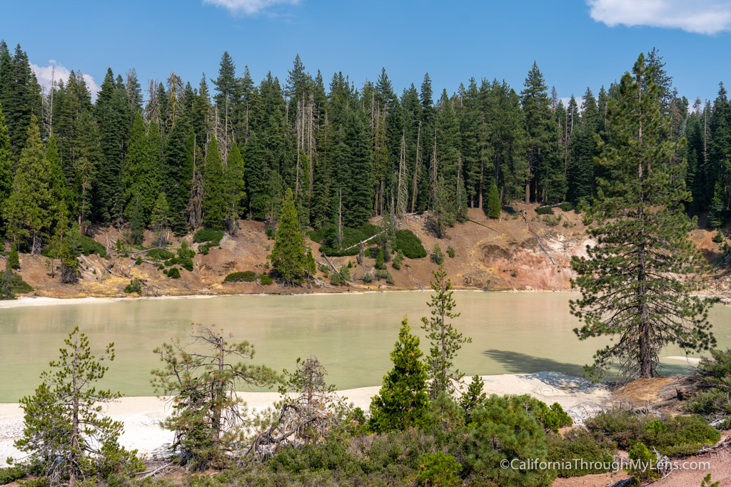 Boiling Springs Lake in Lassen Volcanic National Park - California ...