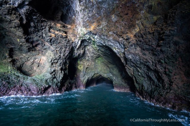 a sea cave