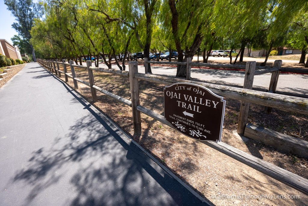 Biking from Ojai to Ventura on the Ojai Valley Trail California