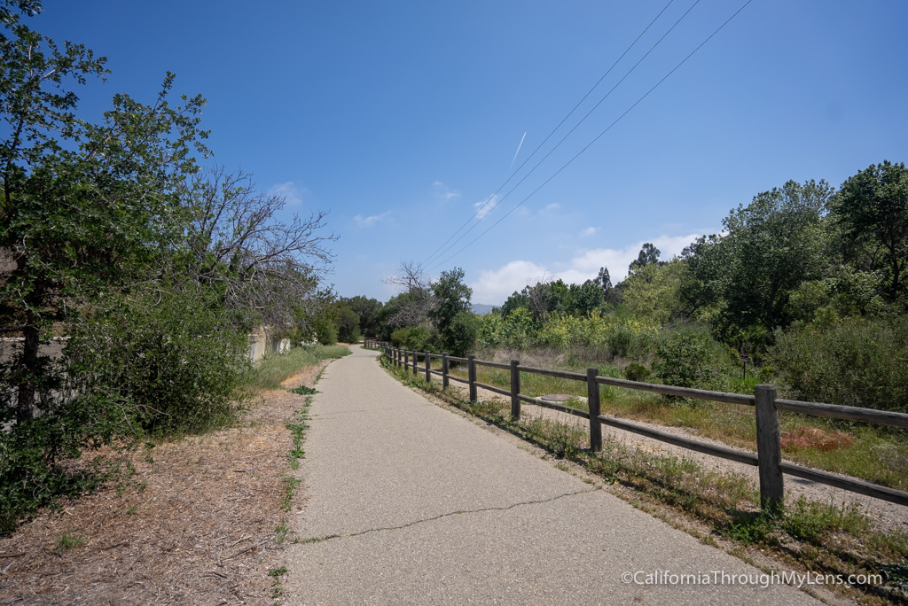 Biking from Ojai to Ventura on the Ojai Valley Trail California