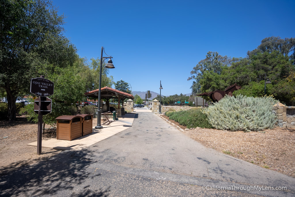 Biking from Ojai to Ventura on the Ojai Valley Trail California