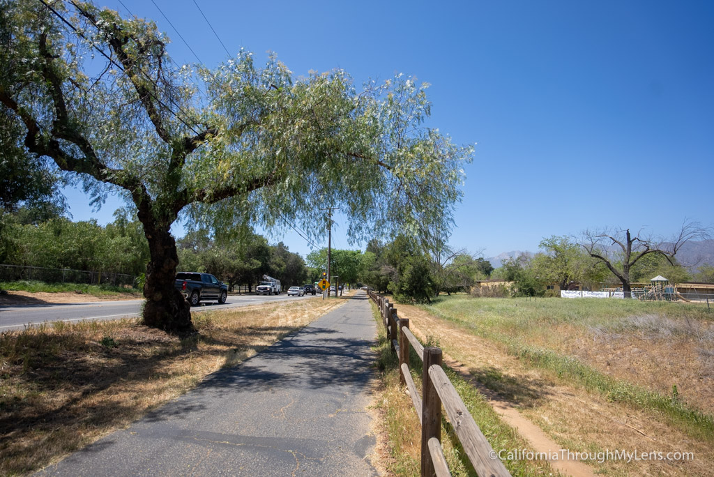 Biking from Ojai to Ventura on the Ojai Valley Trail California