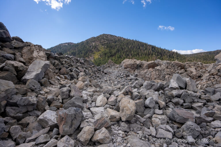 Obsidian Dome Trail on Highway 395 Near June Lake