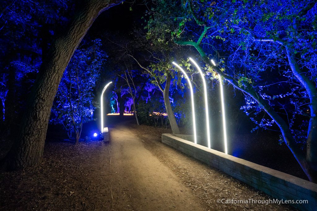 Descanso Gardens Enchanted Forest of Lights Christmas Lights Display