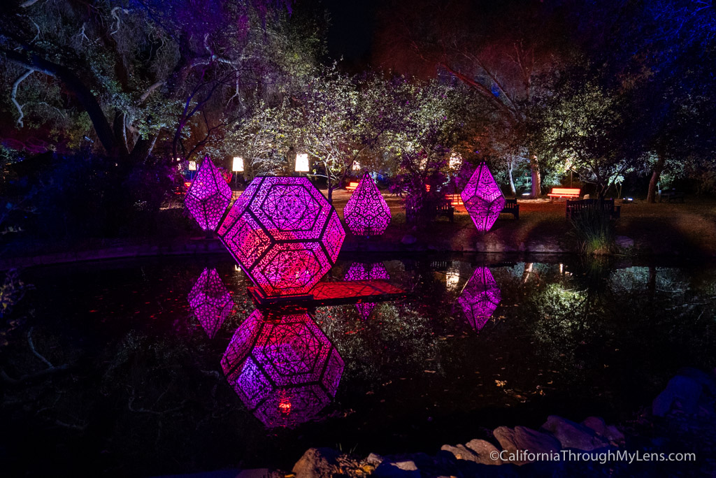 Descanso Gardens Enchanted Forest of Lights Christmas Lights Display